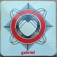 1977 PETER GABRIEL badge