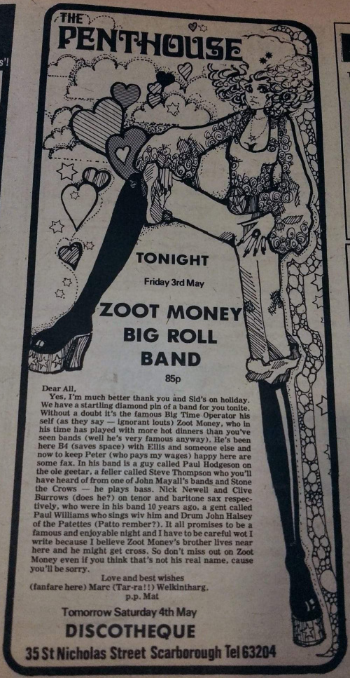 1974 Zoot Money SEN